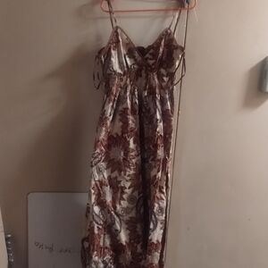 Floral Spaghetti Strap Dress